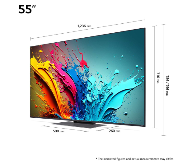 LG 55QNED87T3 4K QNED 120Hz, Precision Dimming, Slim - 1377867 - zdjęcie 3
